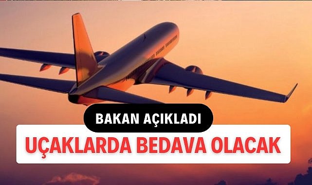 Uçaklarda su bedava oldu