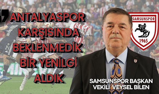 Veysel Bilen Antalyaspor maçında alınan mağlubiyetten dolayı camiadan özür diledi