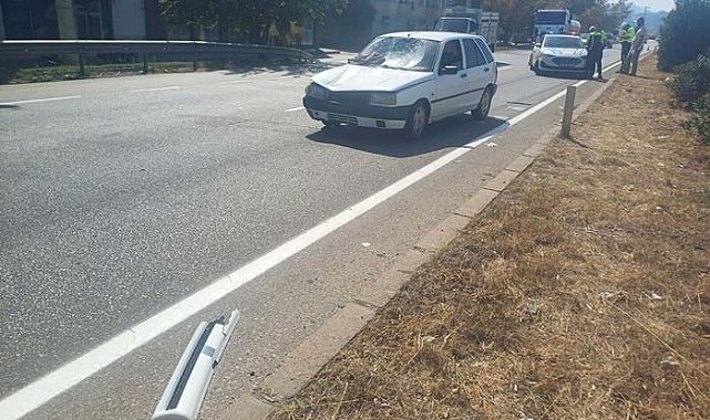 Yolun karşısına geçerken otomobilin çarptığı yaya öldü