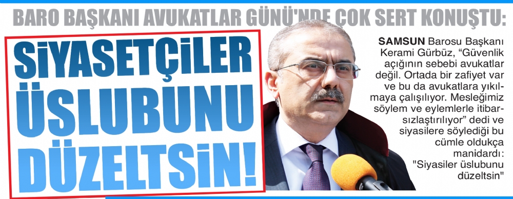 Siyasetçiler Üslubunu Düzeltsin!