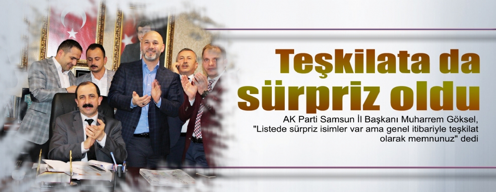 Teşkilata Da Sürpriz Oldu