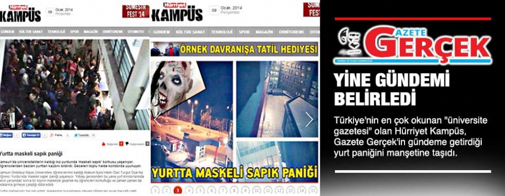 Gazete Gerçek Yine Gündemi Belirledi