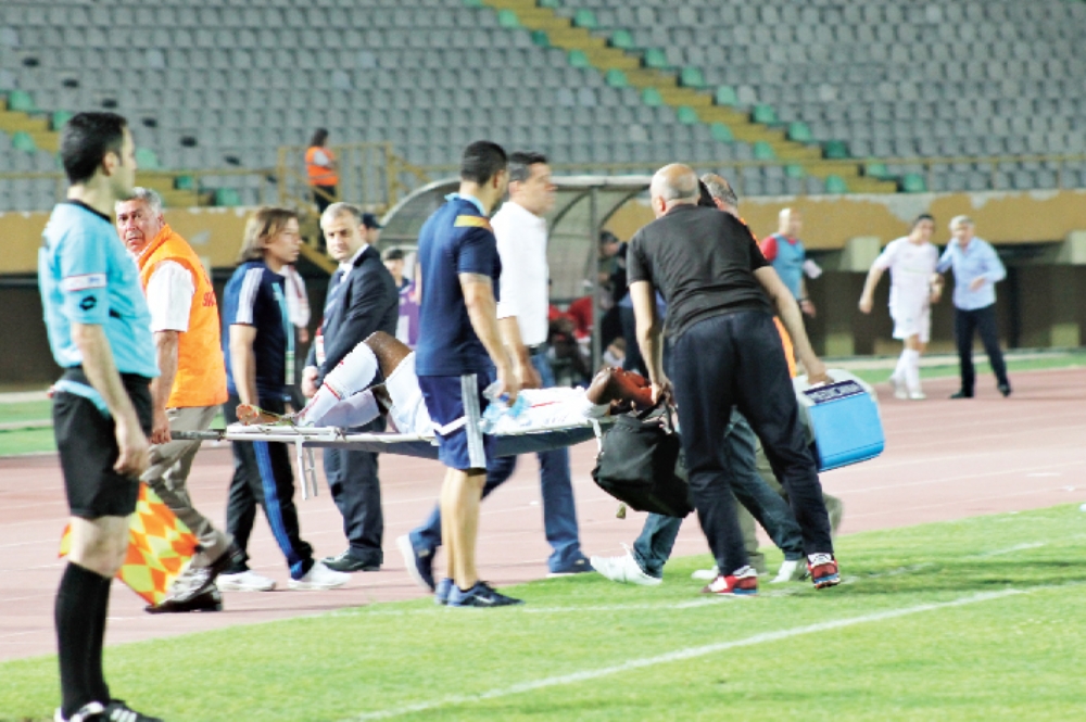 Denizli Maçında Sahada