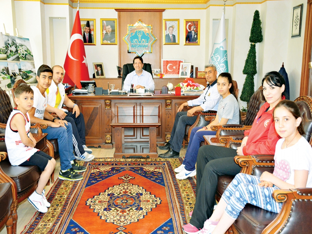 Sporculardan Başkan Yazgı’ya Ziyaret