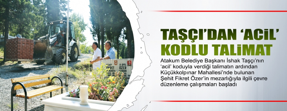Taşçı’dan ‘acil’ Kodlu Talimat