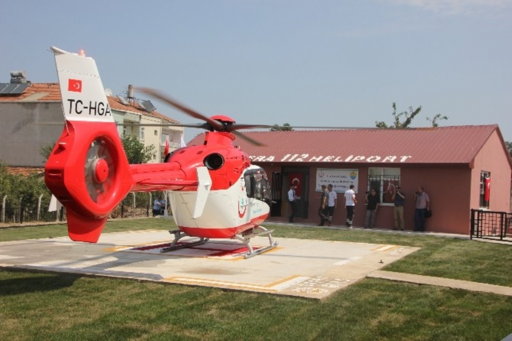 Bafra'da Heliport Ve 112 İstasyonu Açıldı