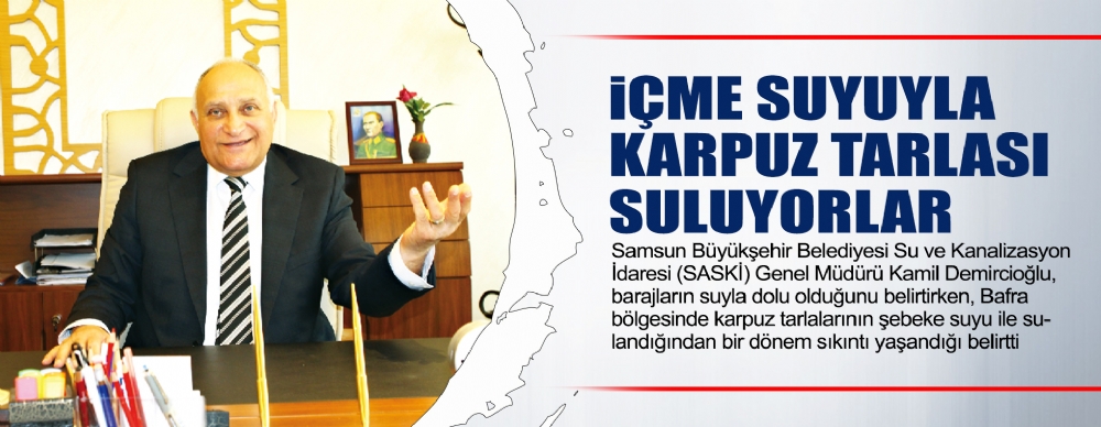 Içme Suyuyla Karpuz Tarlası Suluyorlar