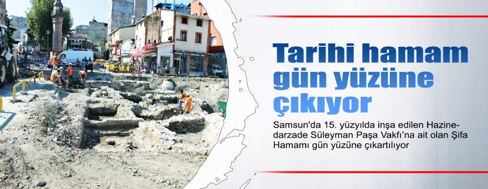 Tarihi Hamam Gün Yüzüne Çıkıyor