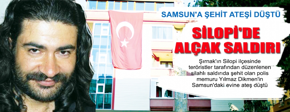 Samsun'a Şehit Ateşi Düştü