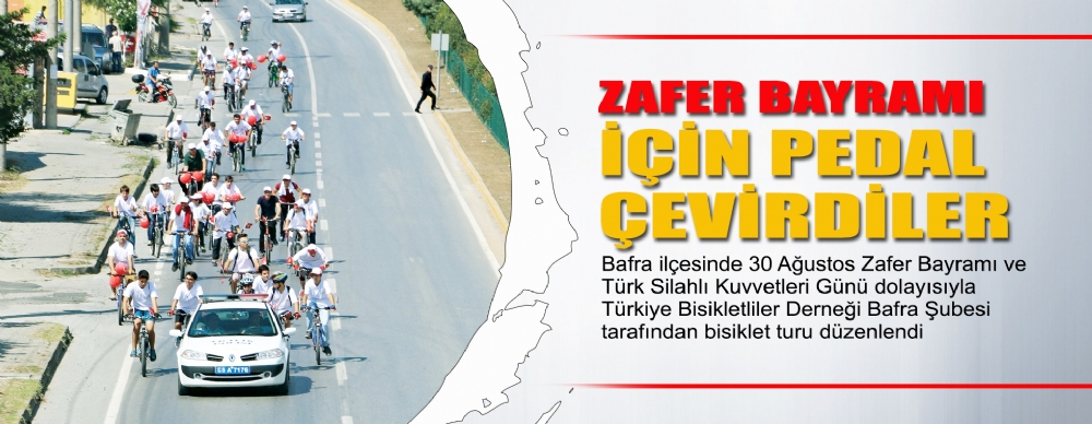 Zafer Bayramı İçin Pedal Çevirdiler