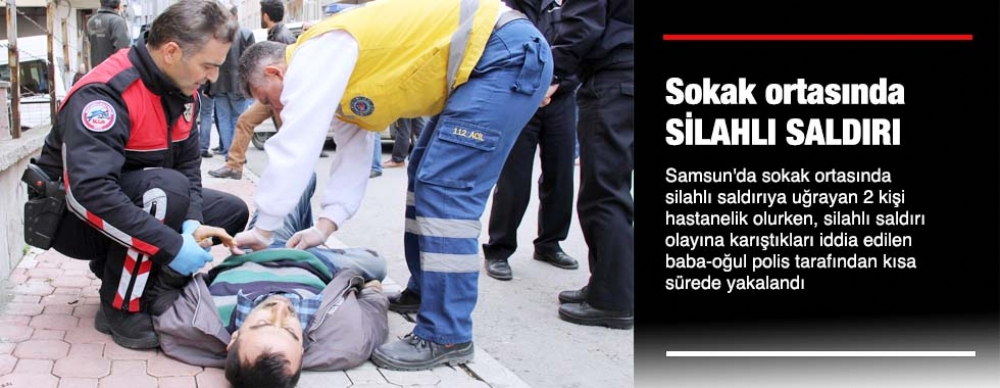 Sokak Ortasında Silahlı Saldırı