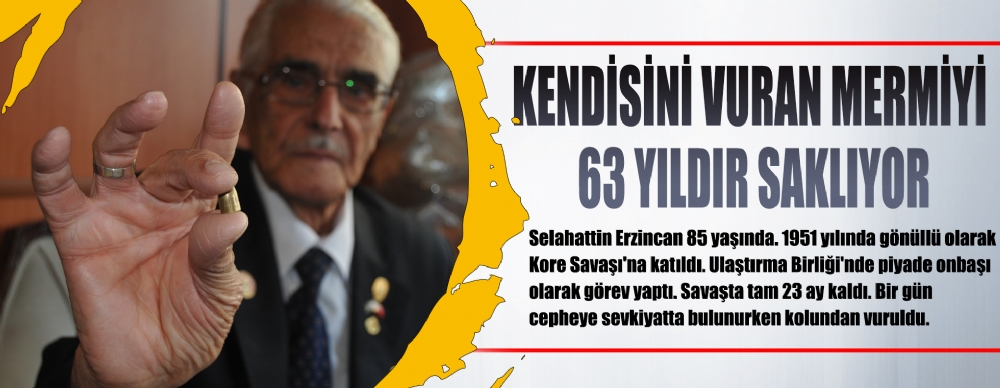 63 Yıldır Mermiyi Cebinde Saklıyor