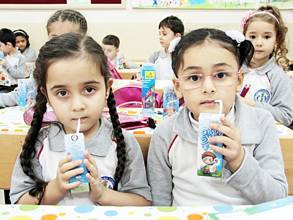 Samsun’da, Gıda, Tarım Ve Hayvancılık Bakanlığı Tarafından Okullarda Ücretsiz Süt Dağıtımı Başladı