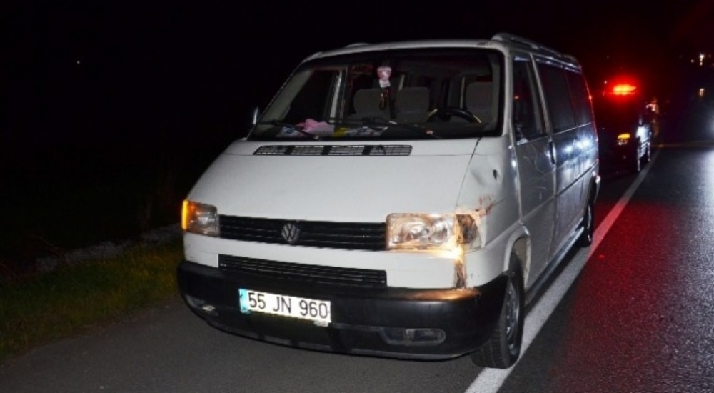 Minibüsün Çarptığı Yaya Ağır Yaralandı