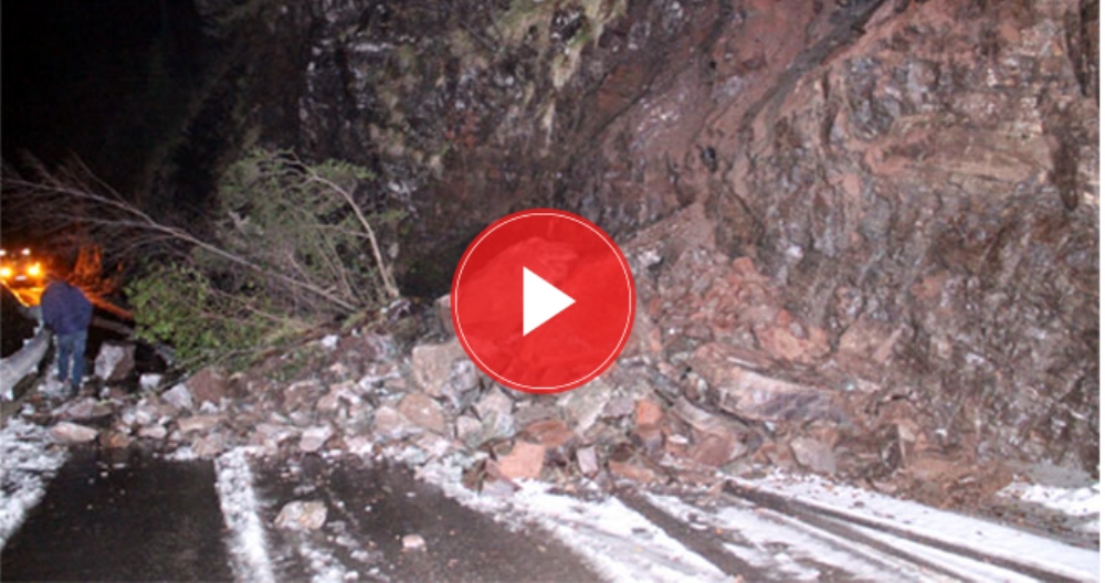 Ulaşıma Heyelan Engeli!