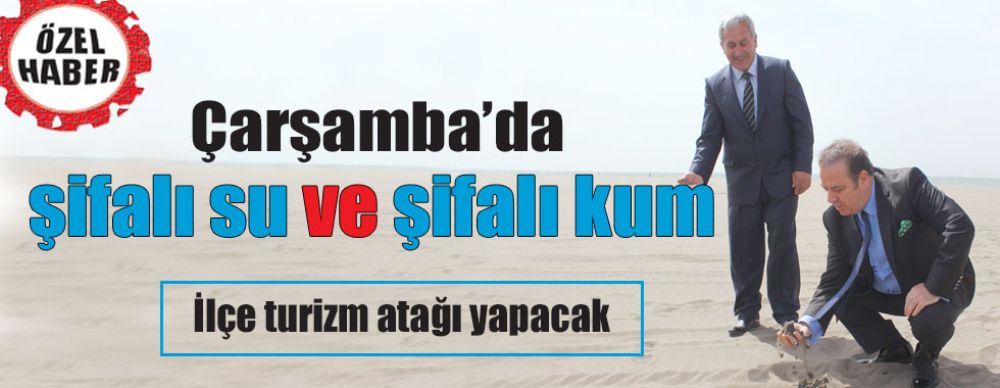 Çarşamba’da Şifalı Su Ve Şifalı Kum