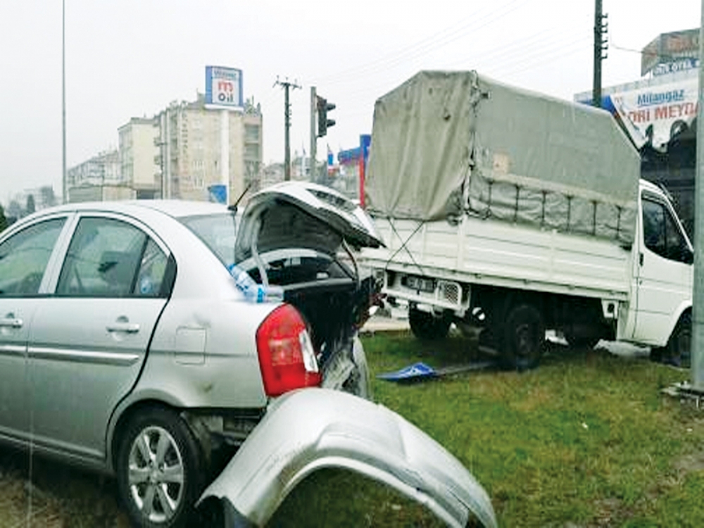 Samsun Çarşamba'da Kaza: 1 Yaralı