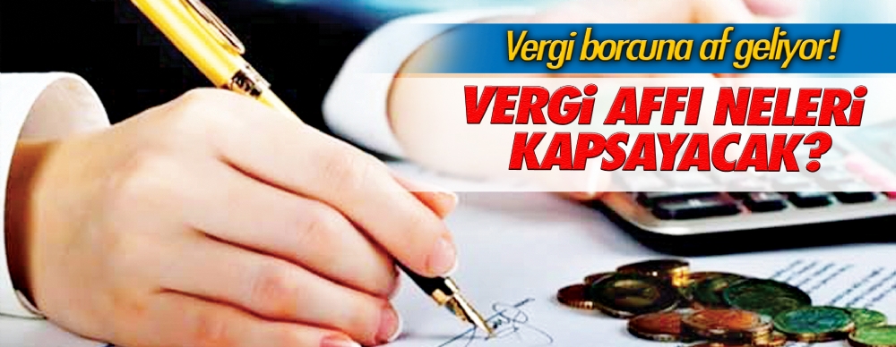 Vergi Borcuna Af Geliyor!
