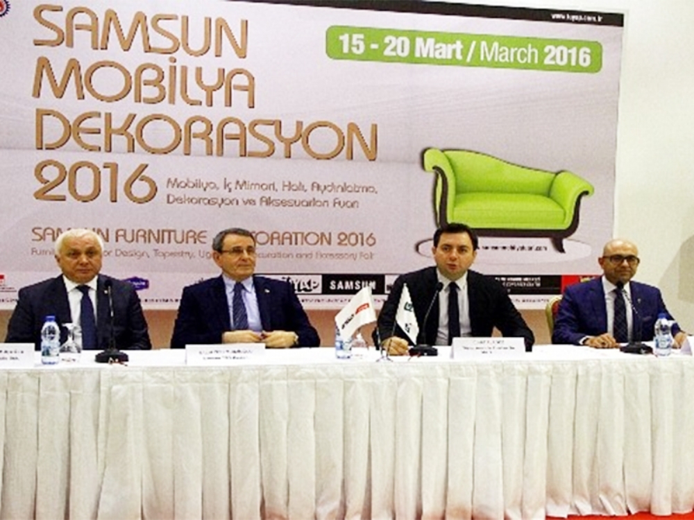 Samsun Mobilya Ve Dekorasyon Fuarı Yarın Açılıyor
