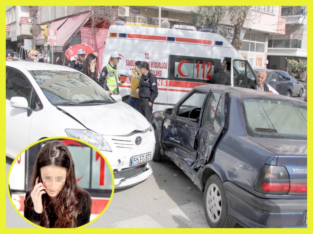 Bayan Sürücü Kırmızı ışıkta Geçti: 2 Yaralı