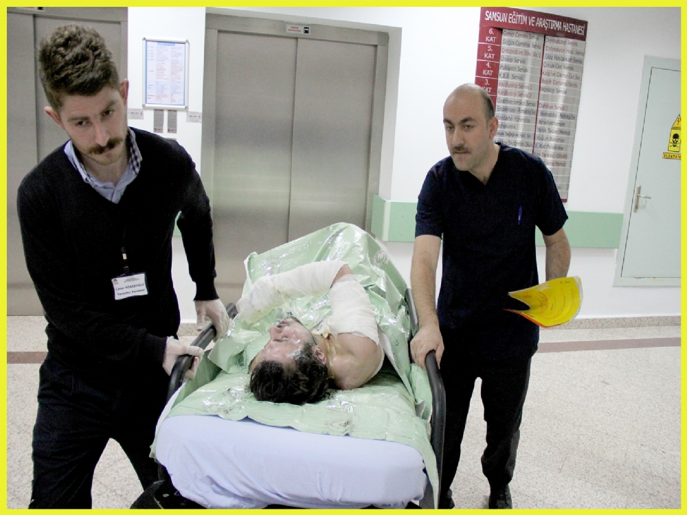 İşçi Elektrik Akımına Kapıldı