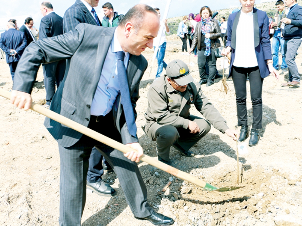 Yüksek Okul Öğrencileri Fidan Dikti