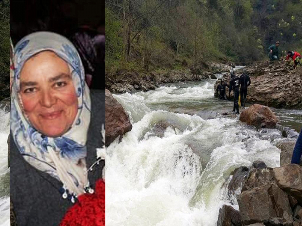 Ağaç Köprüden Düşen Kadın ırmakta Kayboldu