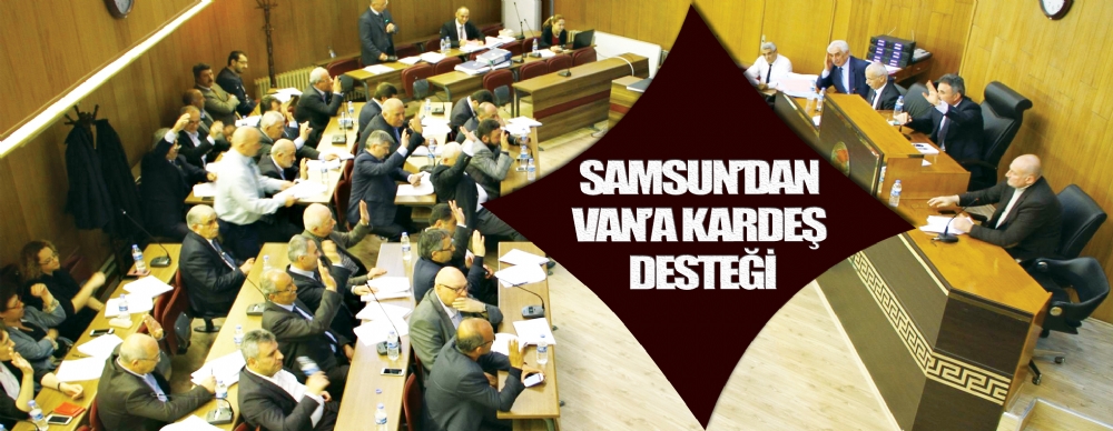Samsun’dan Van’a Kardeş Desteği