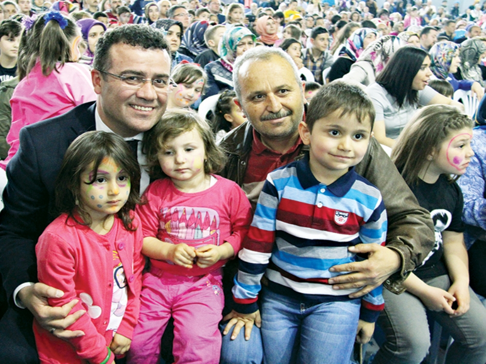 5 Bin Çocuk Atakum’da Buluştu