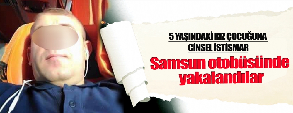 Samsun Otobüsünde Yakalandılar