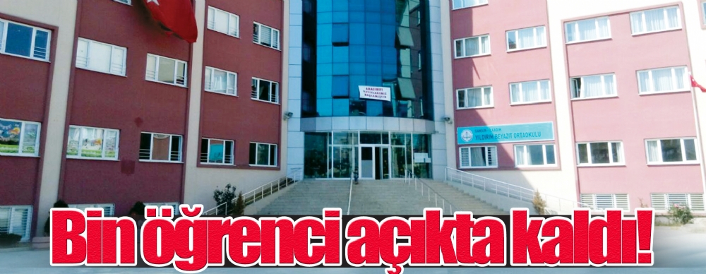 bin ogrenci acikta kaldi spor