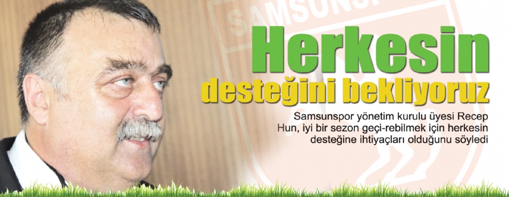 Herkesin Desteğini Bekliyoruz