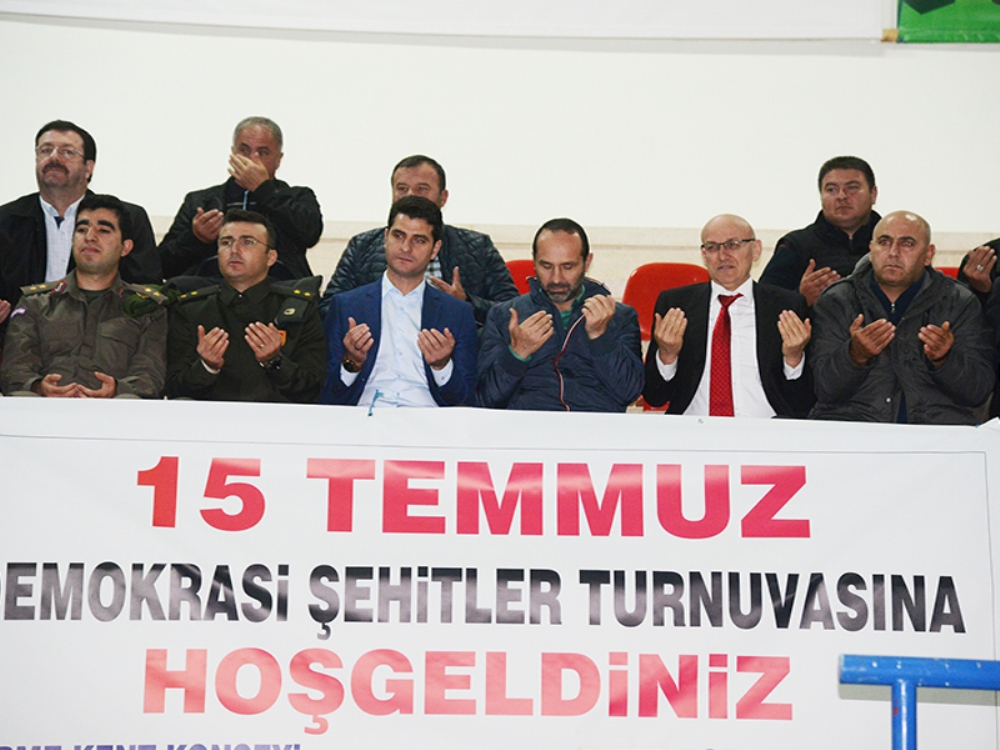 Terme’de 'demokrasi Ve Şehitler'  Turnuvası