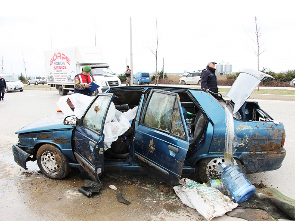 Samsun'da Trafik Kazası: 1 Ölü, 1 Yaralı