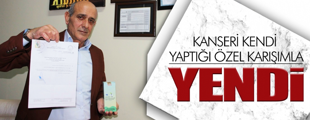 Kanseri Kendi Yaptığı Özel Karışımla Yendi