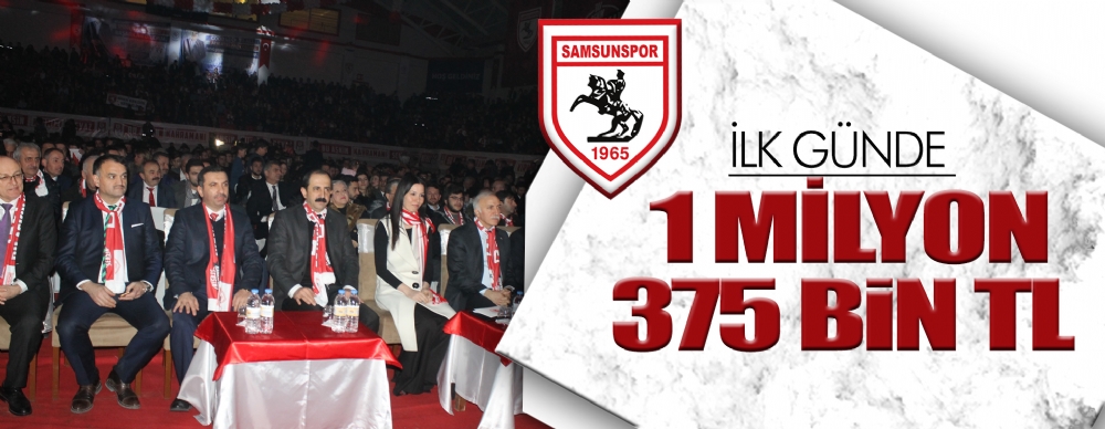 İlk Günde 1 Milyon 375 Bin Tl