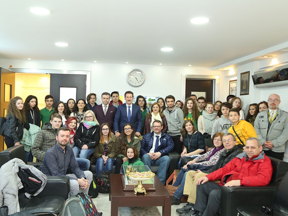 19 Kişilik Heyeti Başkan Tok Ağırladı