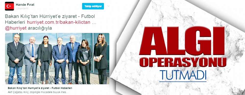 Bakan Kılıç Üzerinden Algı Operasyonu Yapıldı