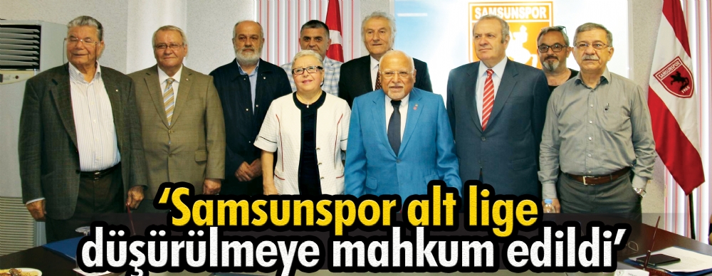 ‘samsunspor Alt Lige Düşürülmeye Mahkum Edildi’