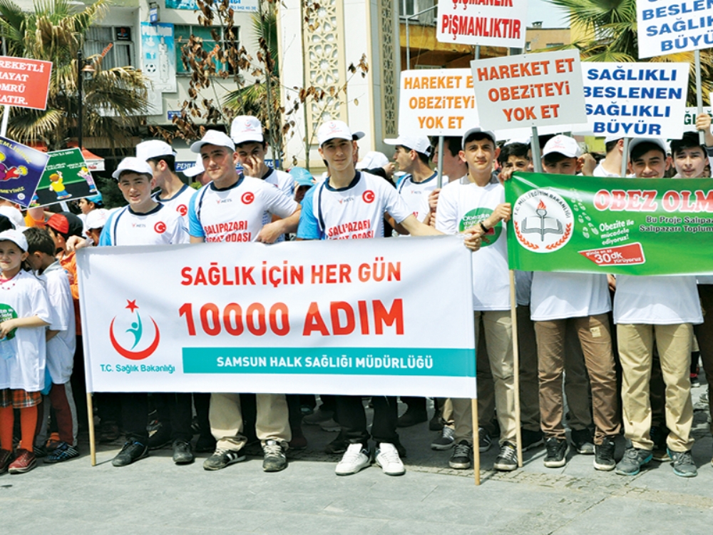 Salıpazarı Sağlık Için Yürüdü