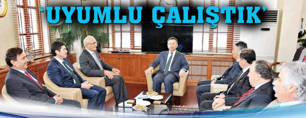 Vali Aksoy’dan Başkan Yılmaz’a Veda Ziyareti