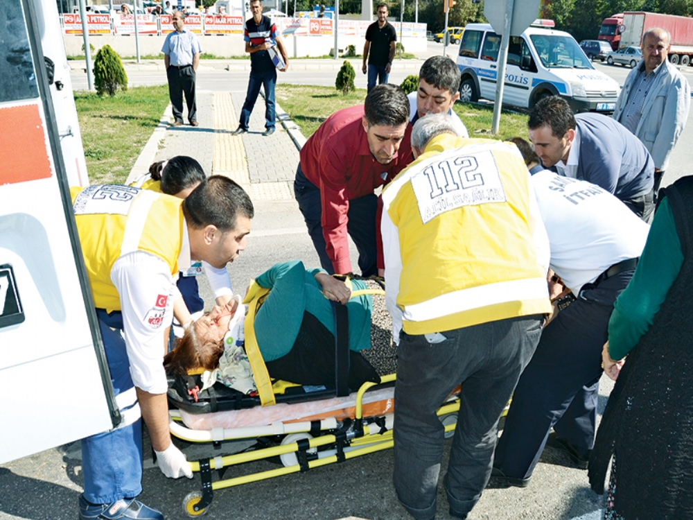 Havza'da Trafik Kazası: 3 Yaralı