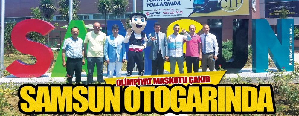 Olimpiyat Maskotu Çakır, Samsun Otogarında