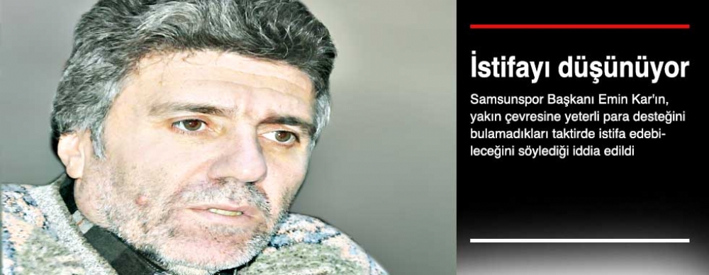 İstifayı Düşünüyor