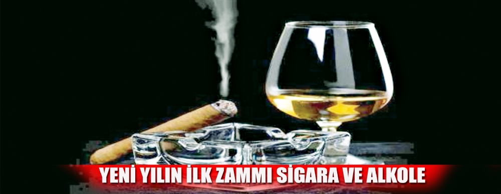 Yeni Yılın ılk Zammı Sigara Ve Alkole