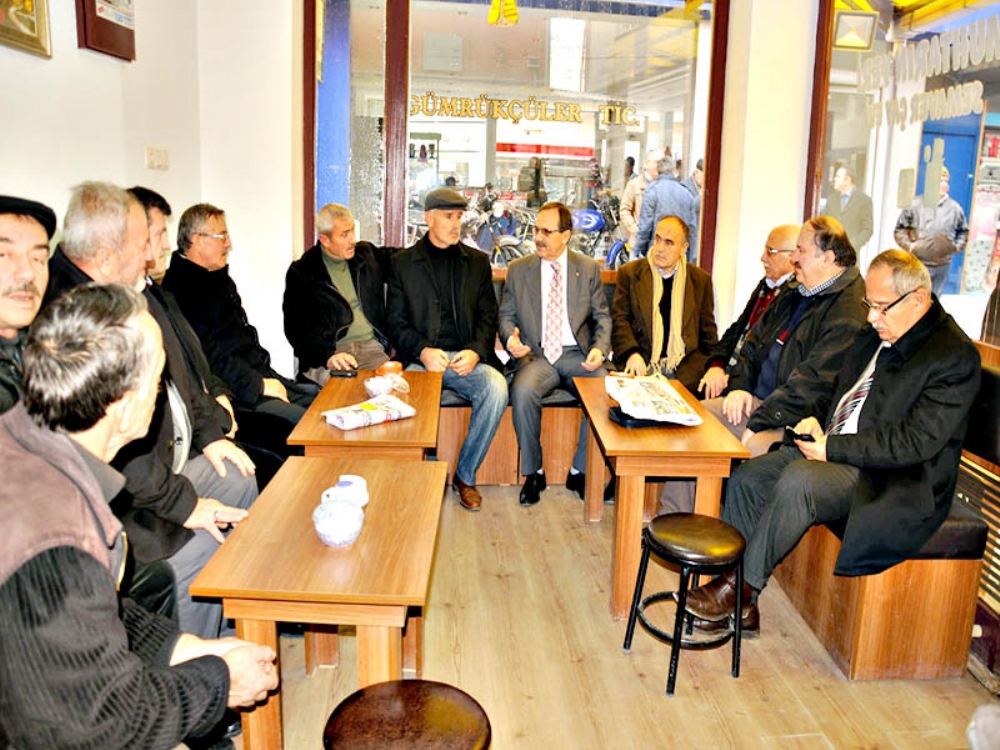 Başkan Şahin Esnaf ıle Sohbet Etti