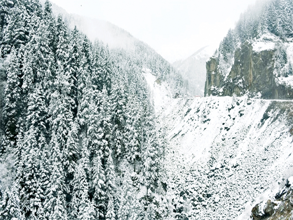 Zigana Dağı Beyaza Büründü