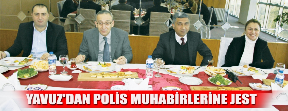 Emniyet Müdürü Yavuz'dan Polis Muhabirlerine Kahvaltı