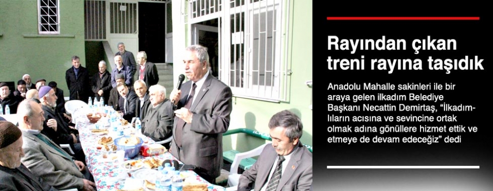 Rayından Çıkan Treni Rayına Taşıdık