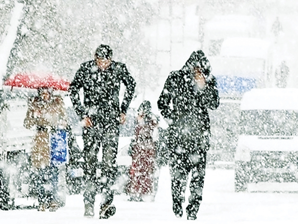 Ordu Karadeniz'de Sibirya Soğukları